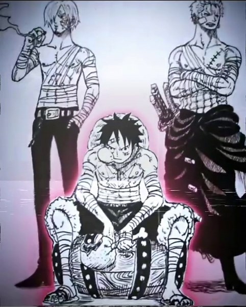 Luffy, Zoro, and Sanji: Epic Anime Showdown