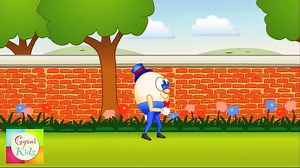 Humpty Dumpty Sat On a Wall Nursery Rhyme Cartoon Animation Songs For Children
