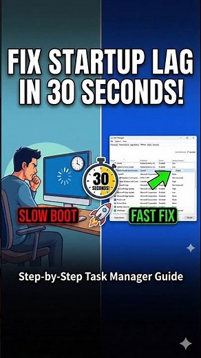 How to Fix Slow PC Boot Times (Task Manager Guide)