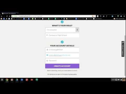 How to Create a Kahoot! account