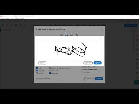 Creación de firma digital autógrafa en Acrobat Reader