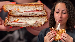 349K views · 1.3K reactions | Never eat another boring grilled cheese sandwich again with Farideh’s tips and techniques for elevating this simple homemade sandwich. | Munchies | Facebook