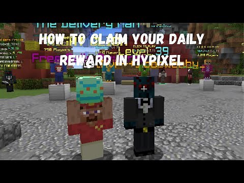 How to claim your daily reward in Hypixel!