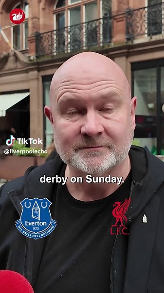 We asked Everton FC and Liverpool FC fans for their score prediction for todays Merseyside derby ⚽️ 🔵 🔴 #liverpoolecho #liverpool #uknews #news #uk