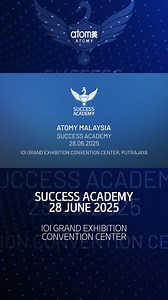 SUCCESS ACADEMY JUNE 2025 IS ABOUT TO BE AMAZING!! 🔥🔥🔥 Join us for an unforgettable MEGA ROUND of Success Academy with an expected turnout of 3,000 attendees! Be sure to come along and witness the power of Atomy! See you soon! #atomymalaysia #globalatomy #atomy #absolutequalityabsoluteprice | Atomy Malaysia