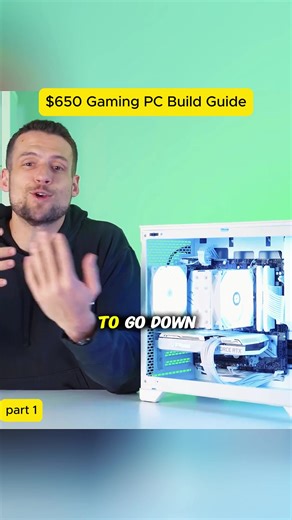 $650 Gaming PC Build Guide p1#technology #pcgaming #homelab #tiktok #fyp