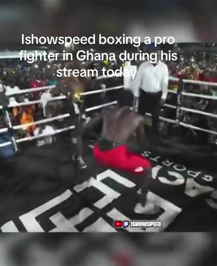 IShowSpeed Boxes a Pro Fighter in Ghana