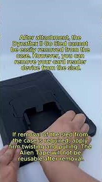 How to Install MagTek Dynaflex II Go Sled with Alien Tape to your case