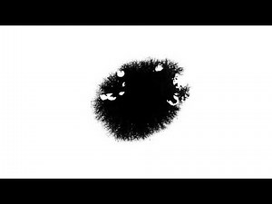 Black ink drop spread in slow motion |4k video (1080p50)