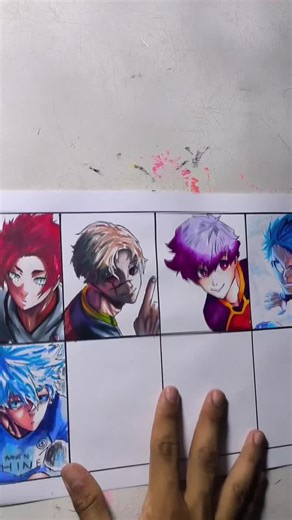 Drawing Seishiro Nagi? Comment who you want to see next and Merry Christmas! 🔥🎉 #draw #bluelock #seishironagi #art #fyppppppppppppppppppppppp