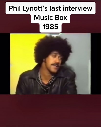 Phil Lynott's Last Interview on Music Box 1985