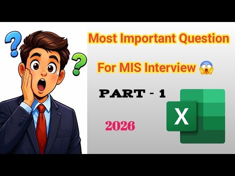 Most Important MIS Interview Question 2026 | Top MIS Interview Questions 👌 💯 | Part -1|#MISInterview