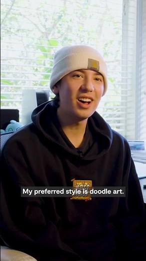 Shrimpy - The Incredible 19year Old Doodle Artist #shorts #art #artist #doodleart #creative