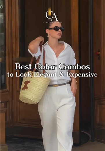 Stunning combos to try this Spring✨ Style guide available on our profile🔑 #oldmoney #classy #colorcombo
