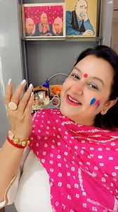 Tere rang vich ravangi datya ve🙏❤️🙏 #reel #reels #reelitfeelit #holi #holibhajan #festival #holifestival | Anju Mahindru Nanda