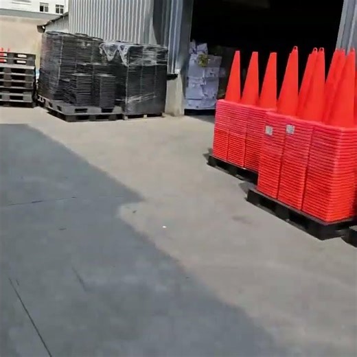 Stackable Traffic Cones for Space-Saving Storage and Transport
