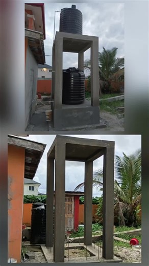 Trestle Construction: Curb Wall and Storage Tank Installation