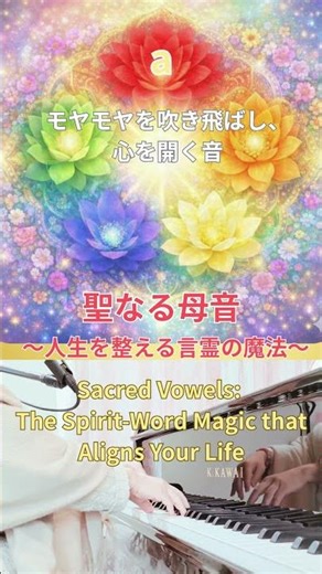 【1/19】「聖なる母音 〜人生を整える言霊の魔法〜あ」Sacred Vowels: The Spirit-Word Magic that Aligns Your Life#言霊#心のデトックス#浄化