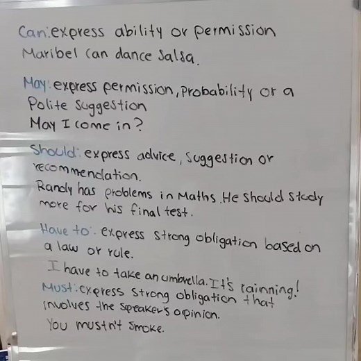 11 reactions | Uso de los modales 邏#inglesrapido #InglesAmericano #inglesbasico #englishclasses #inglesparalatinos #inglesfacilyrapido | Aprende Inglés at home 17 | Facebook