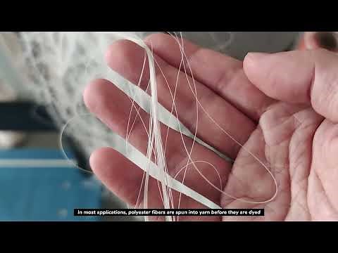How is polyester yarn made.