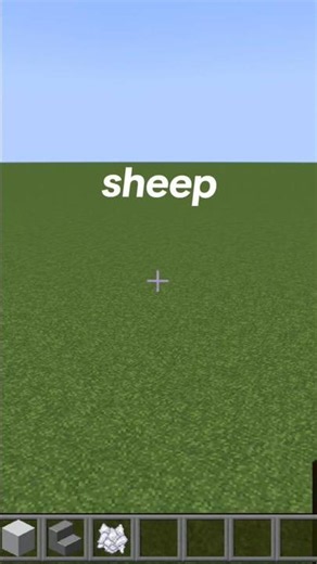 How to make sheep statue in minecraft