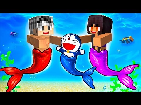 DENİZ KIZI AİLEM OLDU! - Minecraft
