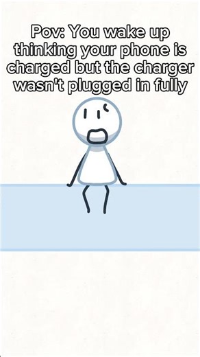 That feeling when the charger won't connect #animation #relatable