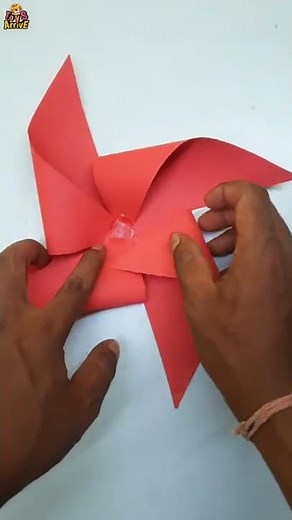 How to make Paper fan | Paper Wind mill Craft