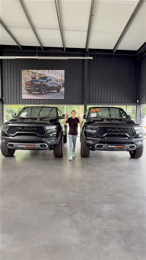 27K views · 84 reactions | De allerlaatste 2 Dodge RAM 1500 TRX, nu met €10.000 korting.  Qua looks en inhoud identiek, maar er is er maar één die straks van jou is. Kom langs in onze showroom voor meer info! #RAMTRX #LaatsteKans #Dickerschutz #Ram #trx | DickerSchutz | Facebook