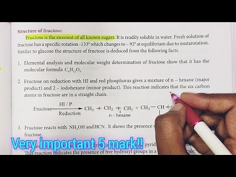 Structure of Fructose | Biomolecules | 12th Chemistry | In Tamil |Shivani's Classroom