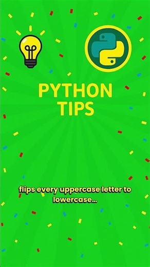 Python's Most Underrated Case Swap Technique #python #shorts