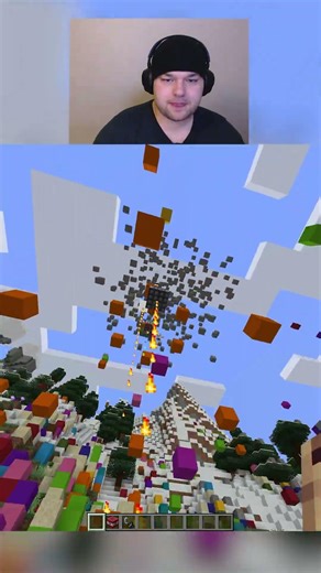 Bilbo vs random modded tnt in Minecraft #shorts #viralshorts