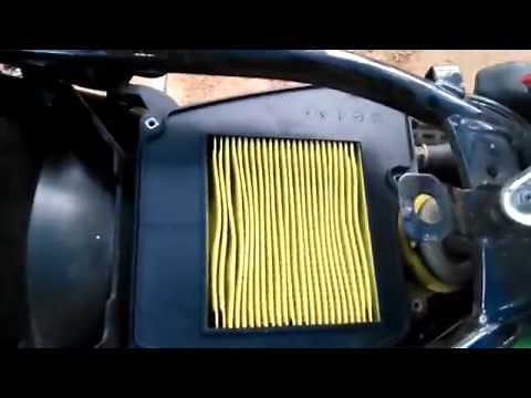 Air filter change Yamaha FZ !! How to check and change air filter for FZ.for better power & mileage