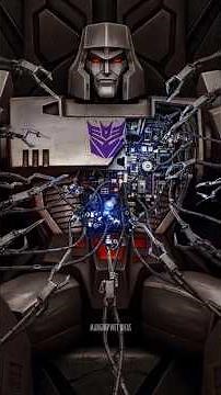 STRIPPED TO THE CORE — MEGATRON’S INNER FORM #transformers #megatron