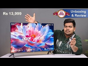 Acer 32-inch QLED Tv Unboxing & Review | Best tv under 15K in Amazon Republic Day Sale 2024