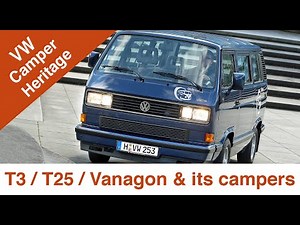 VW T3 | T25 | Vanagon - The 3rd generation of Transporter and its campers