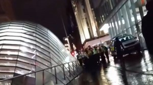 Armed cops swoop on 'mass brawl' in Glasgow as teens 'brandish knives'