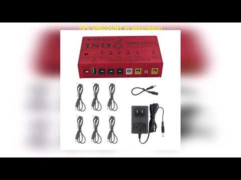 A must-have product! Mosky ISO-6 Guitar Effect Pedal Power Supply 6 Isolated DC Outputs/5V USB Out