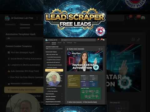 Free AI Lead Gen Scraper + Blueprint 100+ automations