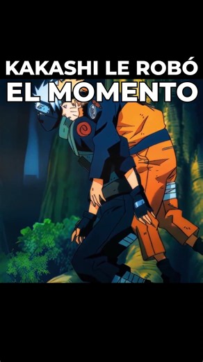 Kakashi stole the moment from Iruka