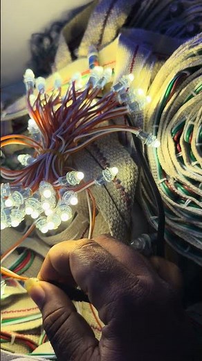 12MM 12VOLT SINGLE COLOR SERIES 9MM CLEAR CAP WITH RESISTOR #shorts #pixel #LED #2811 dfwf dwx