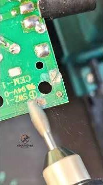 Repairing a broken PCB #repair #pcb #line #electronics
