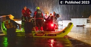 Massachusetts Cities Declare Emergency After ‘Catastrophic’ Flash Flooding (Published 2023)