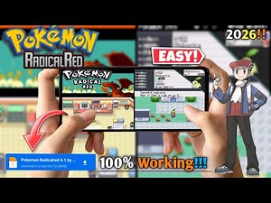 How To Download Pokemon Radical Red 2026 | Gba Games For Android 2026 !!!