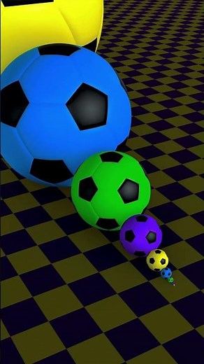 Infinite Zoom Foot Balls Loop ⚽✨