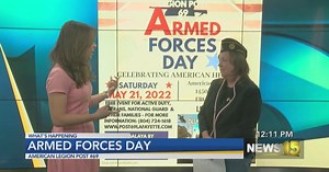Honor Those Who Serve Saturday at American Legion's Armed Forces Day