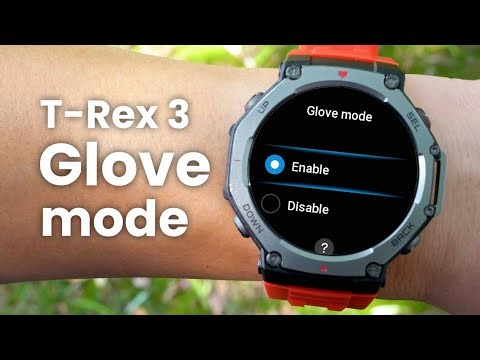 How to enable T Rex 3 Glove mode