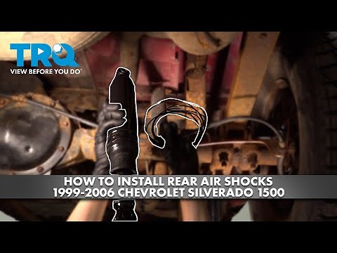How to Install Rear Air Shocks 1999-2006 Chevrolet Silverado 1500