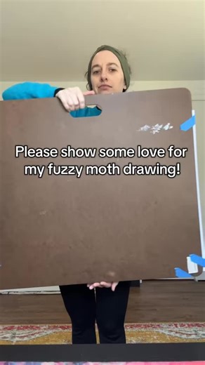 This fuzzy dreamy moth is *done!* Please show her some love 💕 #dreamy #moth #bugs #colorfulart #cottagecore | B.Rose Makes Art