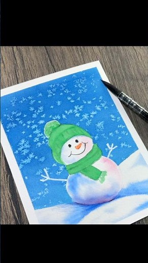 Easy Snowman Painting Anyone Can Try!